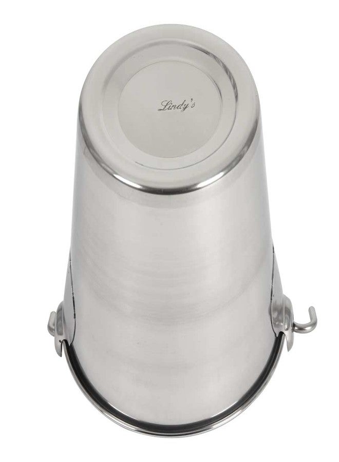 Lindy's 2-Quart Stainless Steel Bucket, Durable Seamless Bucket for Many Home Tasks, Carry Water or Milk, Fill with Food, Use as a Flower Pot, Cleaning Bucket, Table Centerpiece and Much More - Image 3