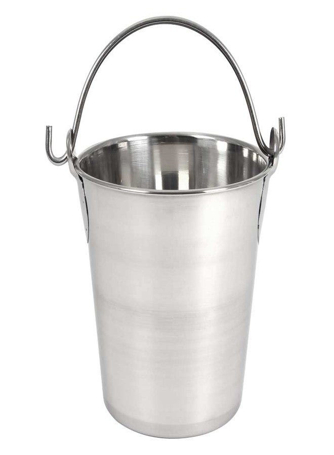 Lindy's 2-Quart Stainless Steel Bucket, Durable Seamless Bucket for Many Home Tasks, Carry Water or Milk, Fill with Food, Use as a Flower Pot, Cleaning Bucket, Table Centerpiece and Much More - Image 1