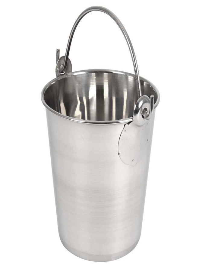 Lindy's 2-Quart Stainless Steel Bucket, Durable Seamless Bucket for Many Home Tasks, Carry Water or Milk, Fill with Food, Use as a Flower Pot, Cleaning Bucket, Table Centerpiece and Much More - Image 2