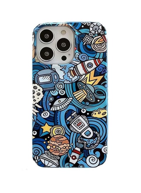 iPhone 16 Pro Funny Rocket Pattern Case Cover, Anti-Explosion and Anti-Drop, Easy To Install, Back Hard Back Ultra Thin Case Shockproof Protection Case Cover For iPhone 16 Pro
