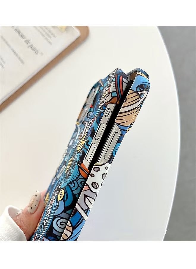 iPhone 16 Pro Funny Rocket Pattern Case Cover, Anti-Explosion and Anti-Drop, Easy To Install, Back Hard Back Ultra Thin Case Shockproof Protection Case Cover For iPhone 16 Pro