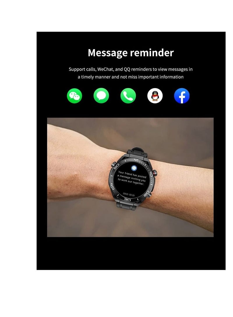 AROAQ Bracelet New Smart Watch Waterproof Smart Watch for Men with Call Dial Full Touch Screen Sports Mode Heart Rate Sleep Monitor - Image 4