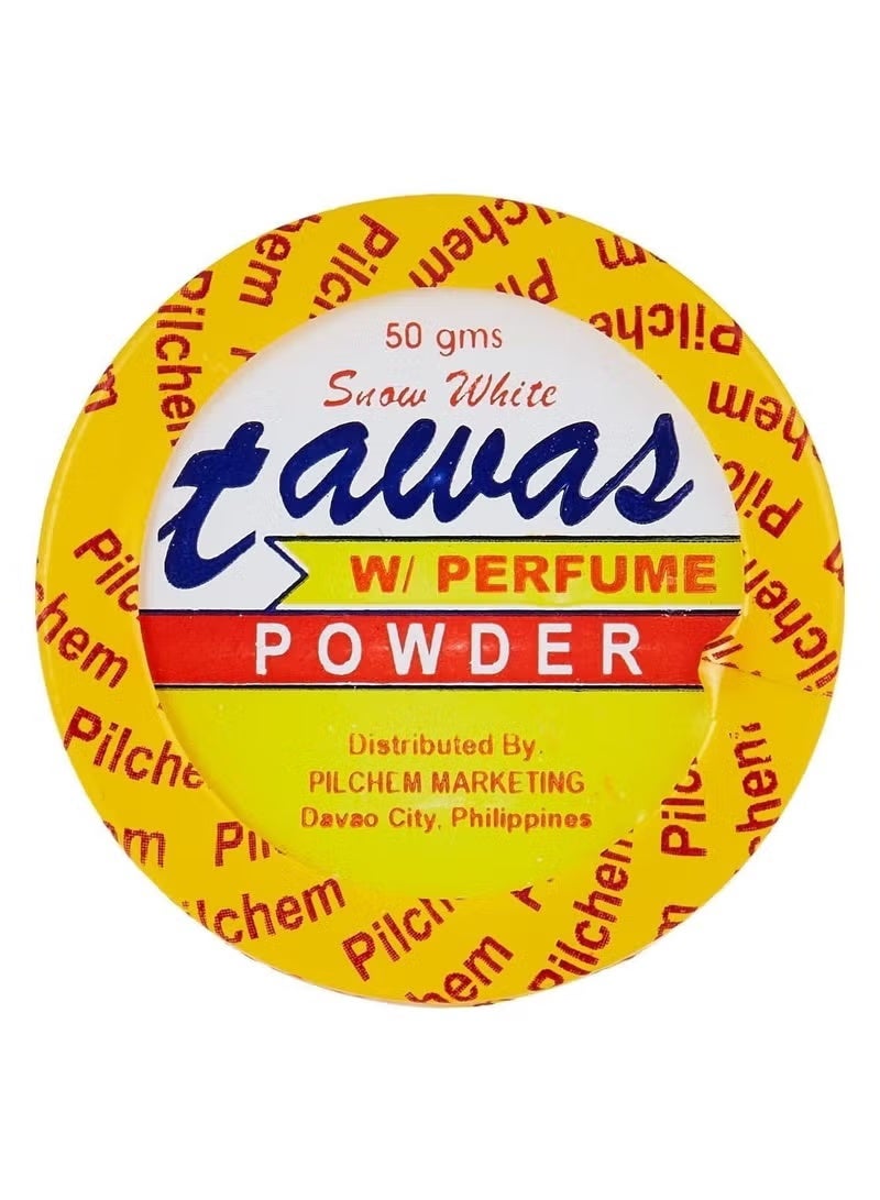 Snow White Tawas Powder w/Perfume 50g x 3Pcs - Image 2