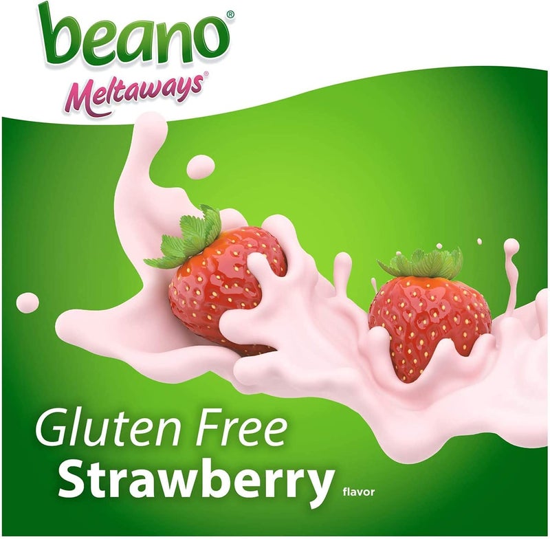 Beano Meltaways | Gas Prevention & Bloating Relief | Strawberry Flavor | 15 Count | Pack of 3 - Image 5