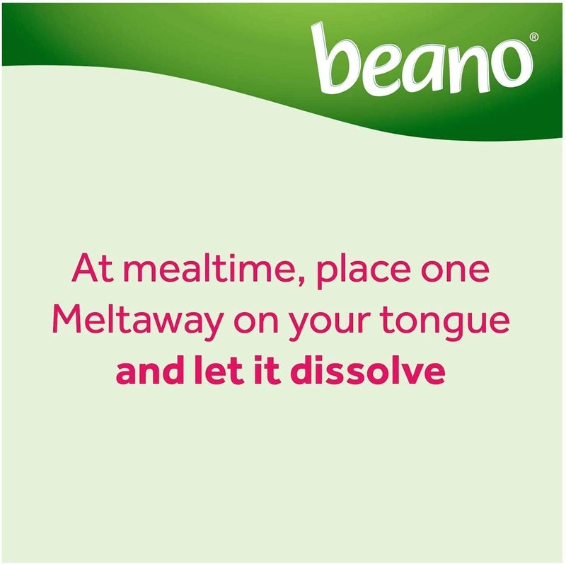 Beano Meltaways | Gas Prevention & Bloating Relief | Strawberry Flavor | 15 Count | Pack of 3 - Image 4