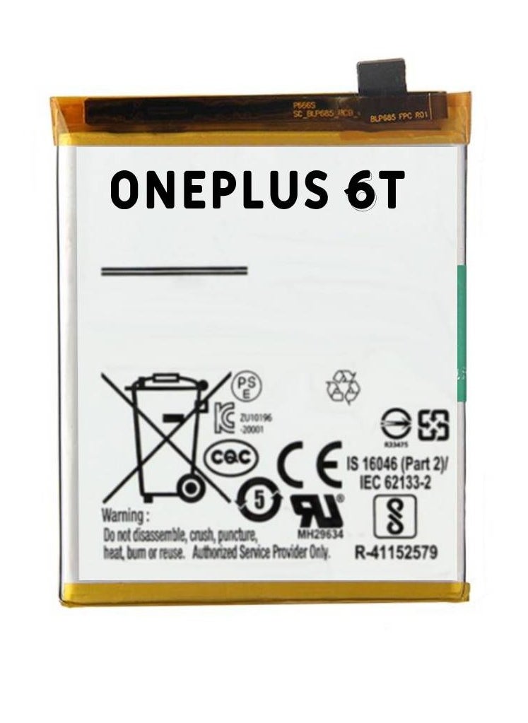 HYX - Replacement High Quality Original Battery For OnePlus 6T - Image 1