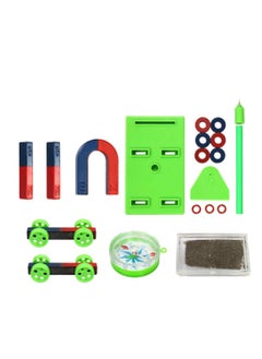 Y&D Labs Junior Science Magnetism Set for Experiment, Physics Magnets Kit, Experiment Tool, Suitable Education Student Intelligence Development (Green)  - Image 3
