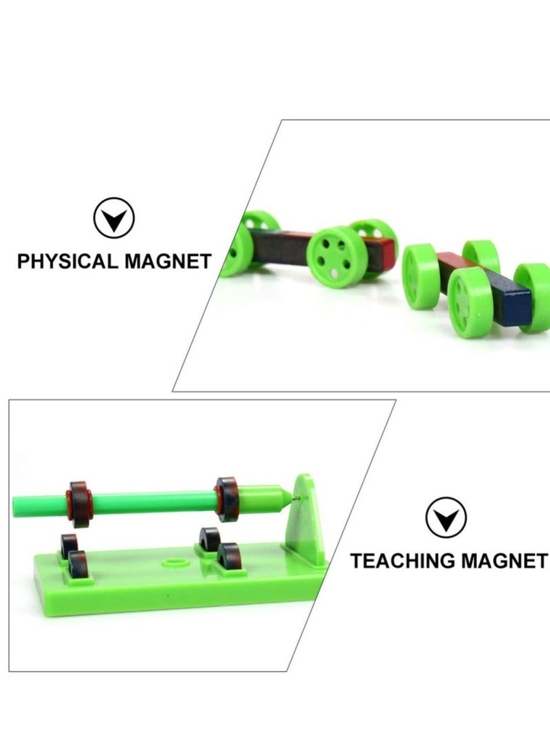 Y&D - Labs Junior Science Magnetism Set for Experiment, Physics Magnets Kit, Experiment Tool, Suitable Education Student Intelligence Development (Green) - Image 1