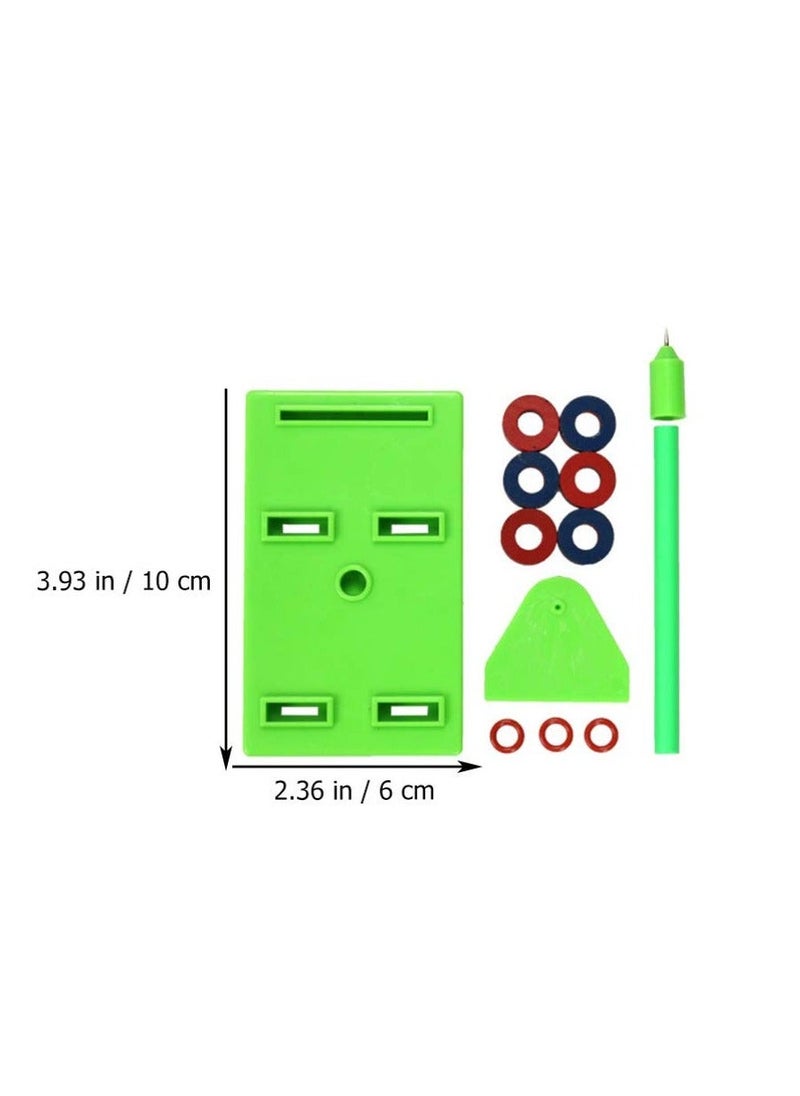 Y&D - Labs Junior Science Magnetism Set for Experiment, Physics Magnets Kit, Experiment Tool, Suitable Education Student Intelligence Development (Green) - Image 1