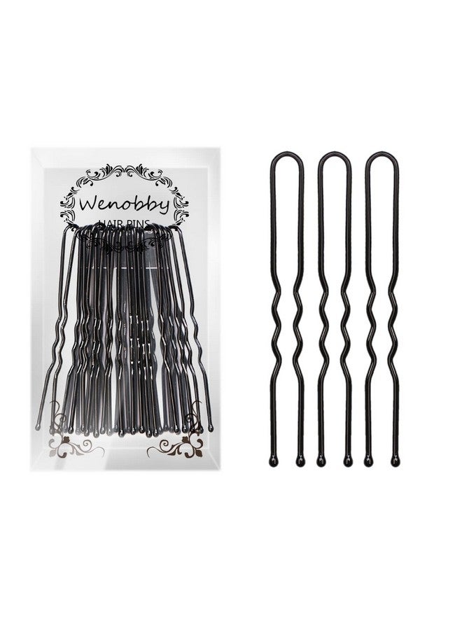 Wenobby U Shaped Hair Pins For Buns 100 Pcs 2.8 Hair Pins For Women Hair Styling With Thick Hair - Image 1