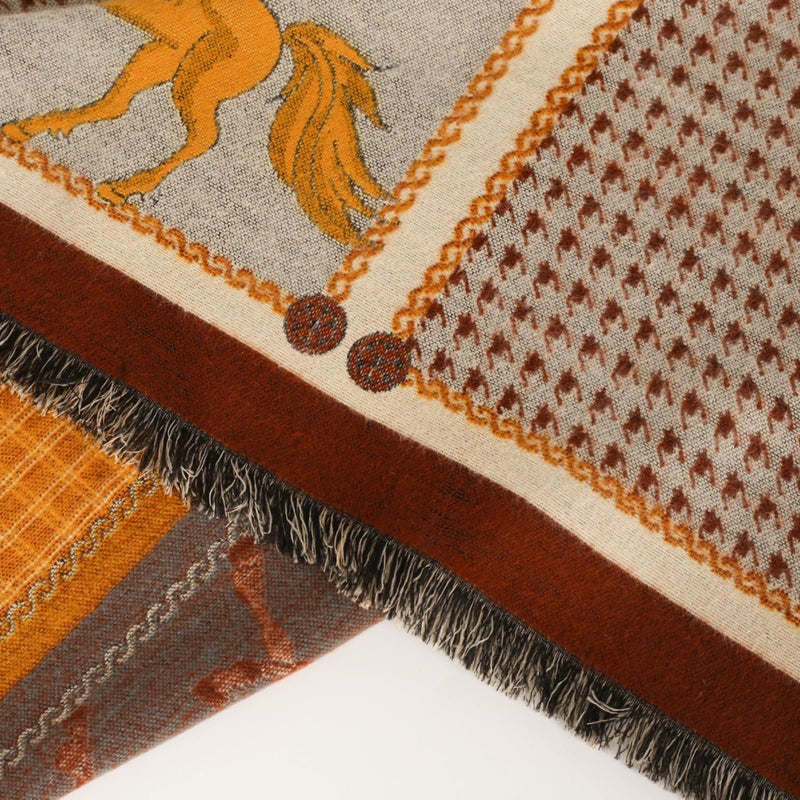 EXTREE Scarfs for Women Pashmina Silky Shawl Wrap for Evening Dressing Blanket Open Front Poncho Cape - Image 3