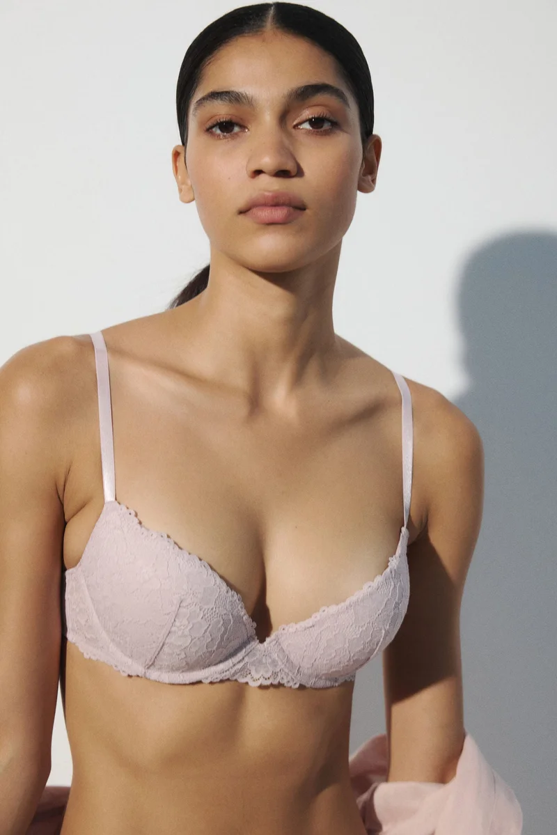 H&M Lace super push-up bra