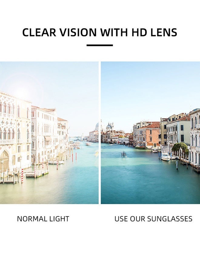 نظارات شمسية للأطفال على شكل زهرة، نظارات دائرية على شكل زهرة، نظارات حماية من الأشعة فوق البنفسجية للشاطئ في الهواء الطلق، مناسبة لمستلزمات حفلات أعياد الميلاد - أسود - Image 5