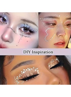 LANGMANNI 1350pcs Fake Nose Ring Set - 2mm, 2.5mm, 3mm Non-Piercing Stick-On Nose Pins & Face Gems by GDGDSY  - Image 2