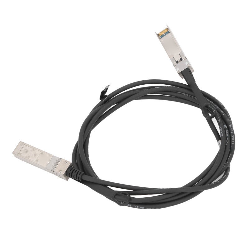 SFP+ كابل توصيل مباشر سلبي من نوع Twinax بطول 2.5 متر وسرعة 10 جيجابت في الثانية - مصنوع من النحاس بتصميم يعمل فور التوصيل لربط الخوادم في مراكز البيانات - Image 1