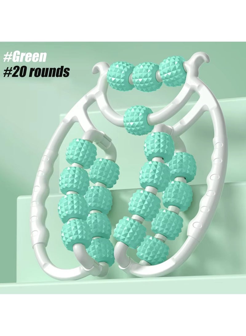 إسكدنيا أحدث جهاز تدليك للساق مزود بمشبك حلقي مكون من 20 عجلة، جهاز تدليك مضاد للسيلوليت، جهاز تدليك لتنحيف الجسم، جهاز تدليك للاسترخاء - Image 1