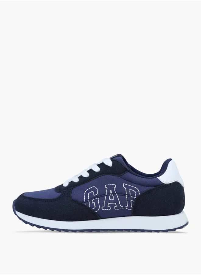 GAP Boys' Panelled Sneakers with Lace-Up Closure