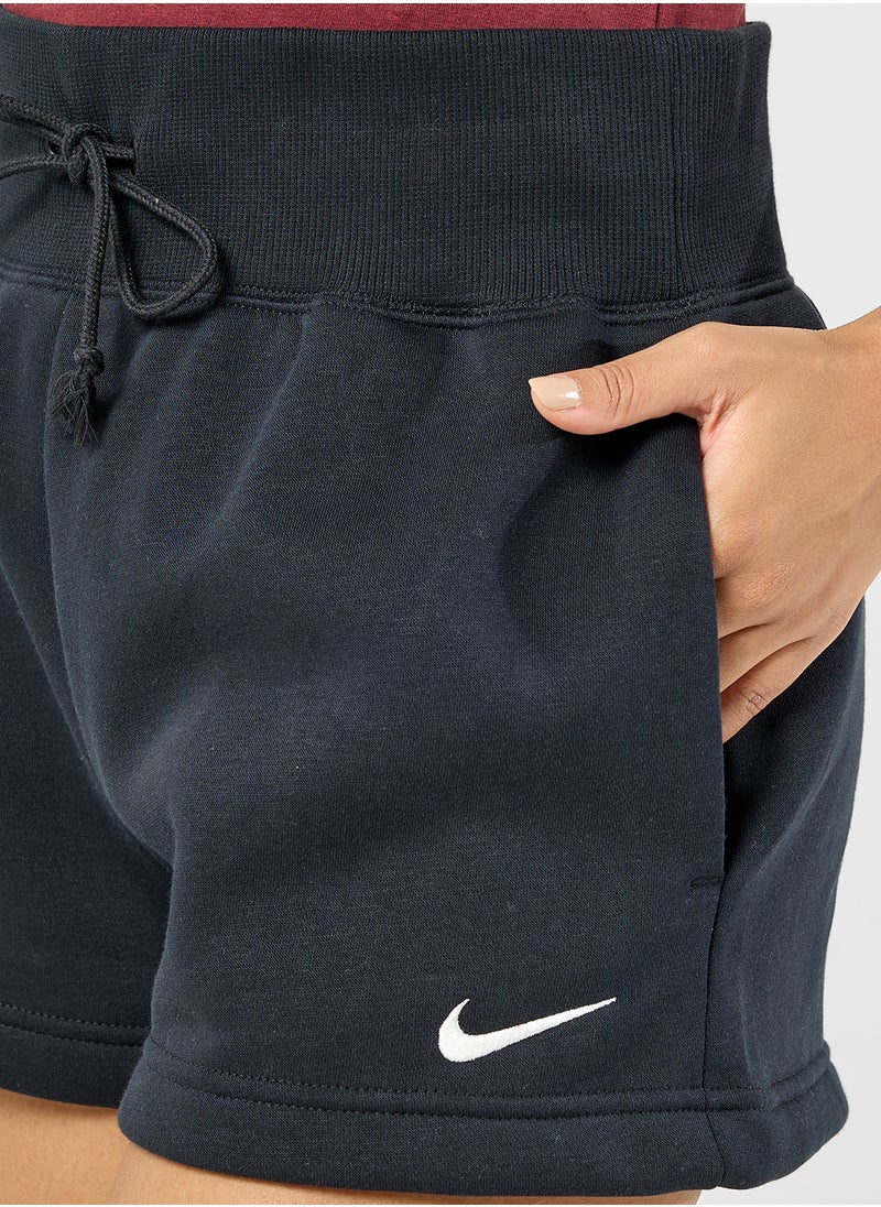 Nike Phoenix Fleece High-Waisted Shorts  - Image 3