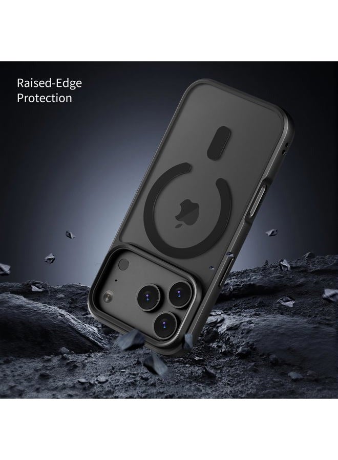 edaiser Magnetic Case for iPhone 17 Pro Max, Anti-Yellowing Transparent Black | MagSafe Compatible | Hybrid Clear Back Cover - Image 4