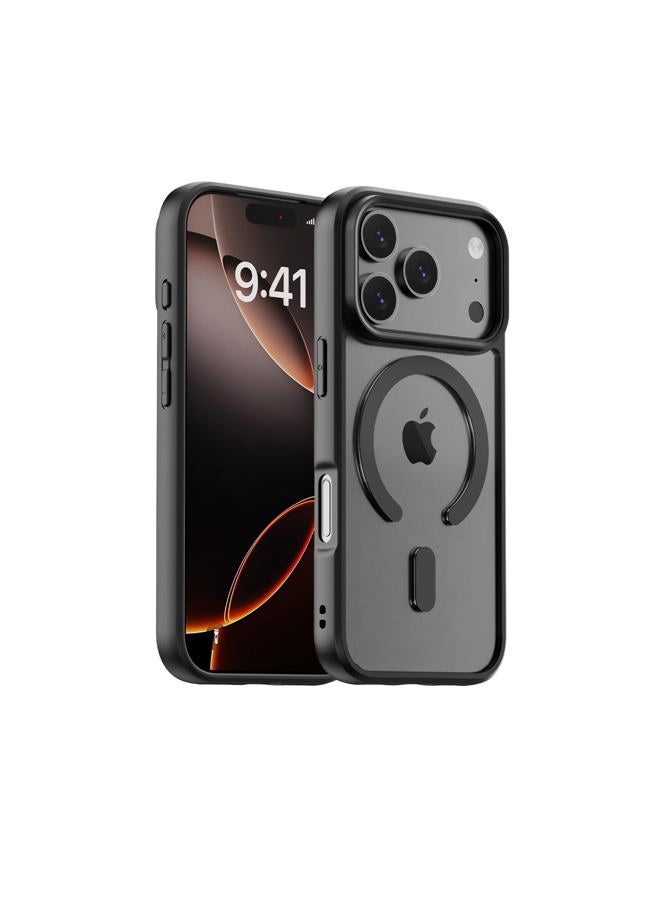 edaiser Magnetic Case for iPhone 17 Pro Max, Anti-Yellowing Transparent Black | MagSafe Compatible | Hybrid Clear Back Cover - Image 1