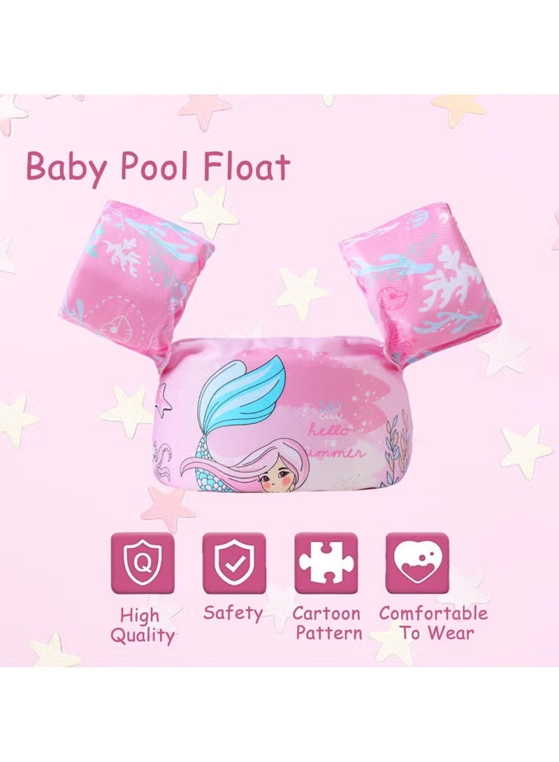 Baby Pool Float Fit 20-55 lbs - Children's Swim Vest with Arm Floaties, Style Swim Aid for Kids Aged 2-6, Ride-On Pool Float for Boys & Girls, Ideal for Beach, Sea, and Water Fun - Image 4