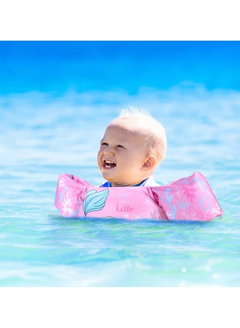 Baby Pool Float Fit 20-55 lbs - Children's Swim Vest with Arm Floaties, Style Swim Aid for Kids Aged 2-6, Ride-On Pool Float for Boys & Girls, Ideal for Beach, Sea, and Water Fun - Image 5