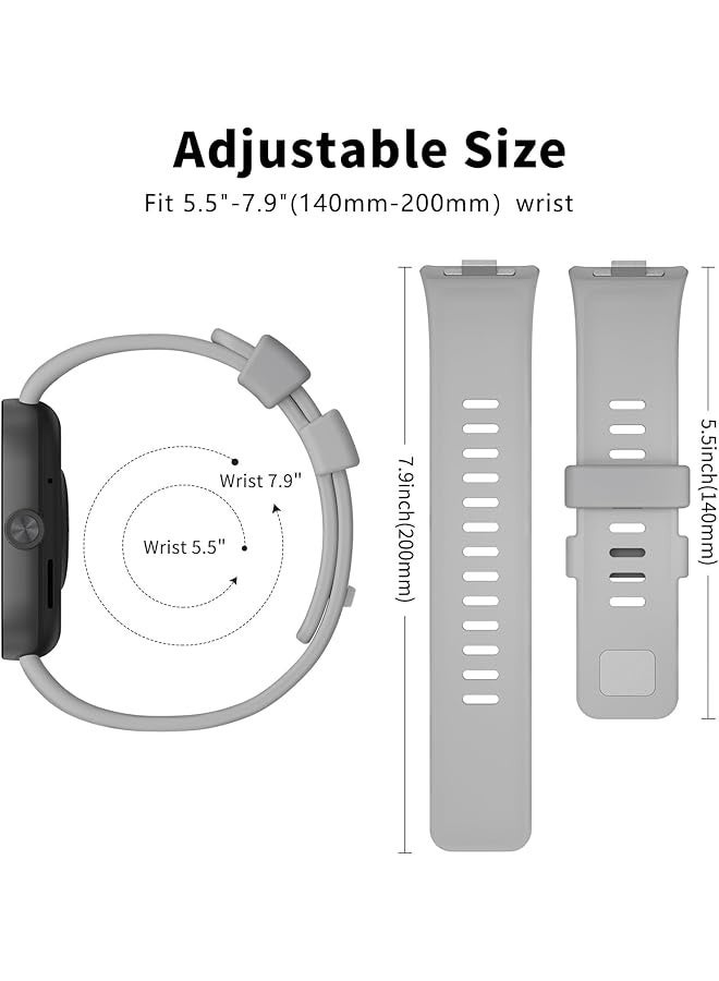 Silicone Sport Watch Band – Soft Replacement Strap for Smart Watches - Image 4