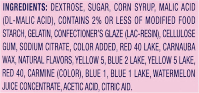 SweeTARTS حلوى سويتارتس تشوي فيوجنز ميدلي بنكهة فواكه، 9 أونصات - Image 3