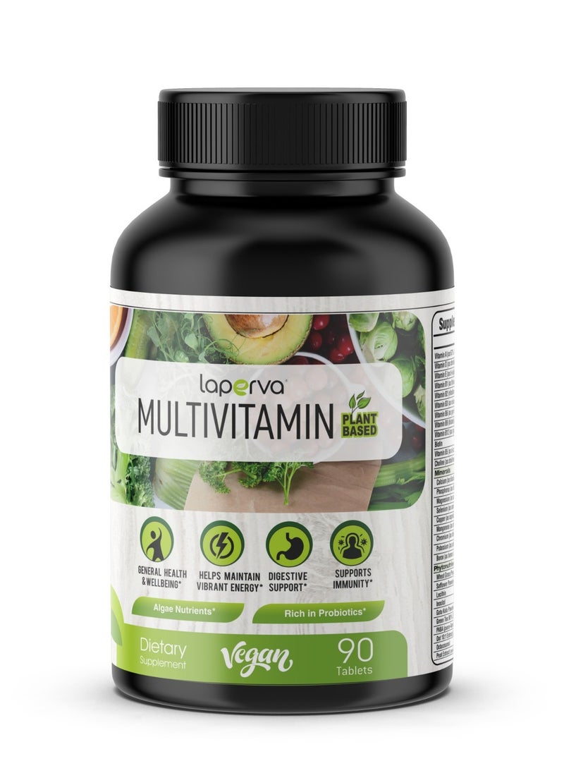 Laperva - Plant Based Multivitamin - 90 Tablets, Rich in probiotics, Boost Energy Immunity and Digestion, good for wellbeing, Vegan, Non-GMO Formula (30 servings) - Image 1