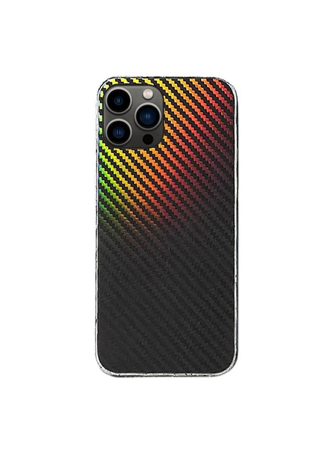 S-TOP Case For iPhone 16 Pro Max Colorful Frosted Sticker Phone Back Film - Image 1