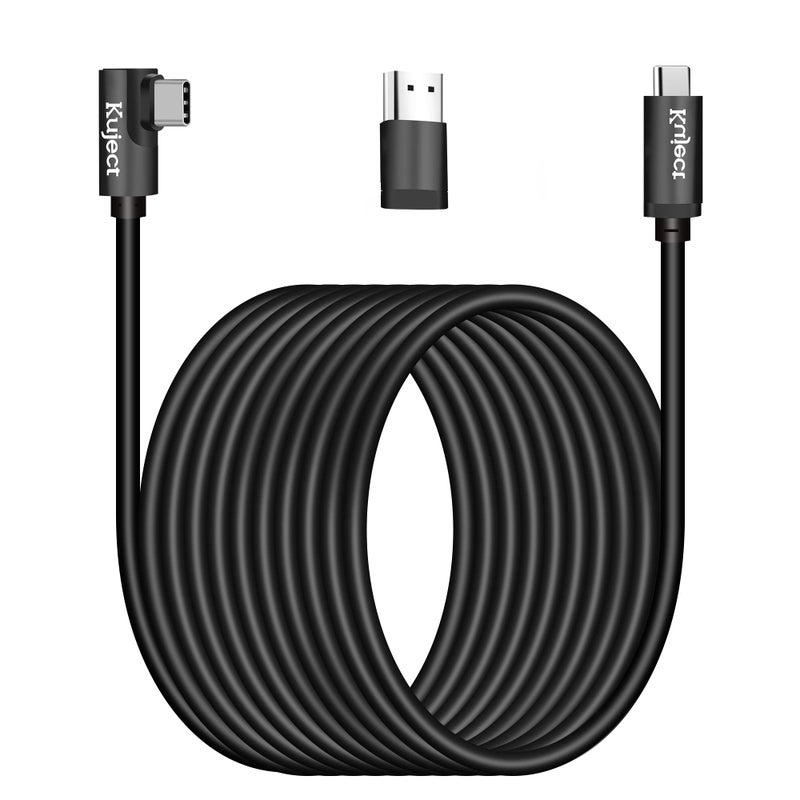 Kuject Compatible for Quest 2 Link Cable 20FT, VR Headset Cable for Quest 2 / Quest 1, USB 3.0 Type C to C High Speed Data Transfer Charging Cord for Gaming PC & USB C Chargers - Image 1