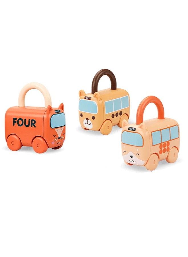 3Pcs Kids Learning Locks Toys with Key, Lock Toys for Toddlers and Key Matching Toy, Toy Keys and Letter Locks for Kids Educational Puzzle Games 3-6 Year Olds  - Image 2