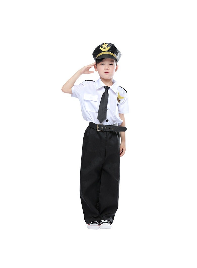 Dress Up Pilot Costume for Kids - Airline Captain Uniform - Career Day Dress Up for Children