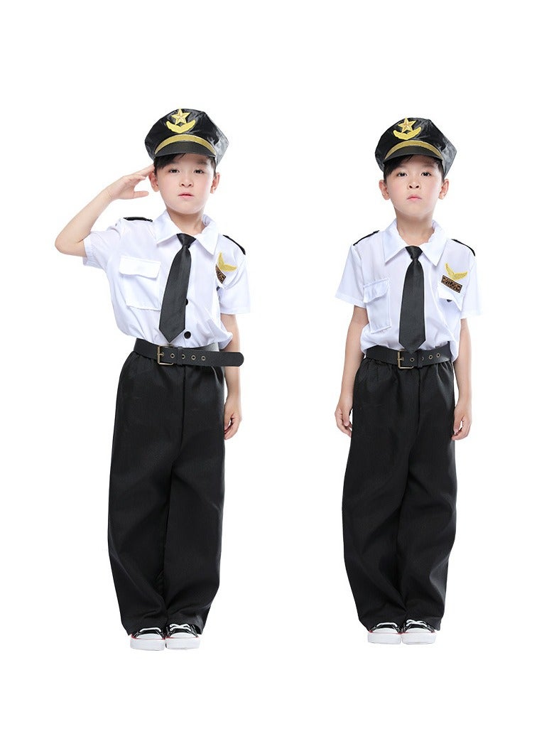 Dress Up Pilot Costume for Kids - Airline Captain Uniform - Career Day Dress Up for Children