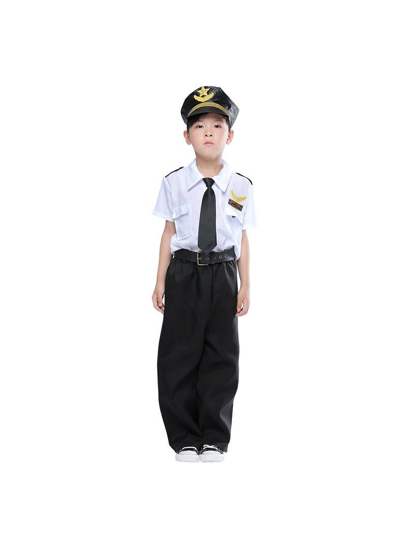 Dress Up Pilot Costume for Kids - Airline Captain Uniform - Career Day Dress Up for Children