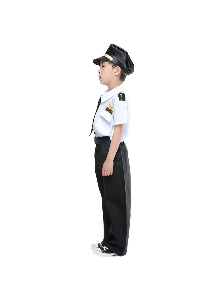 Dress Up Pilot Costume for Kids - Airline Captain Uniform - Career Day Dress Up for Children