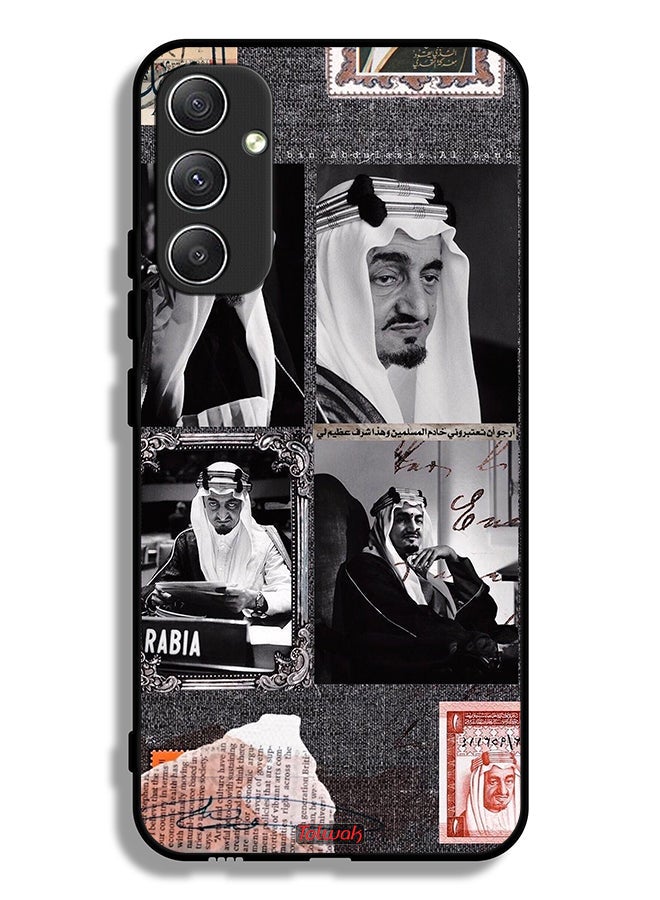 Tolwak غطاء حماية لهاتف Samsung Galaxy A34 5G ملصق الملك فيصل العتيق - Image 1