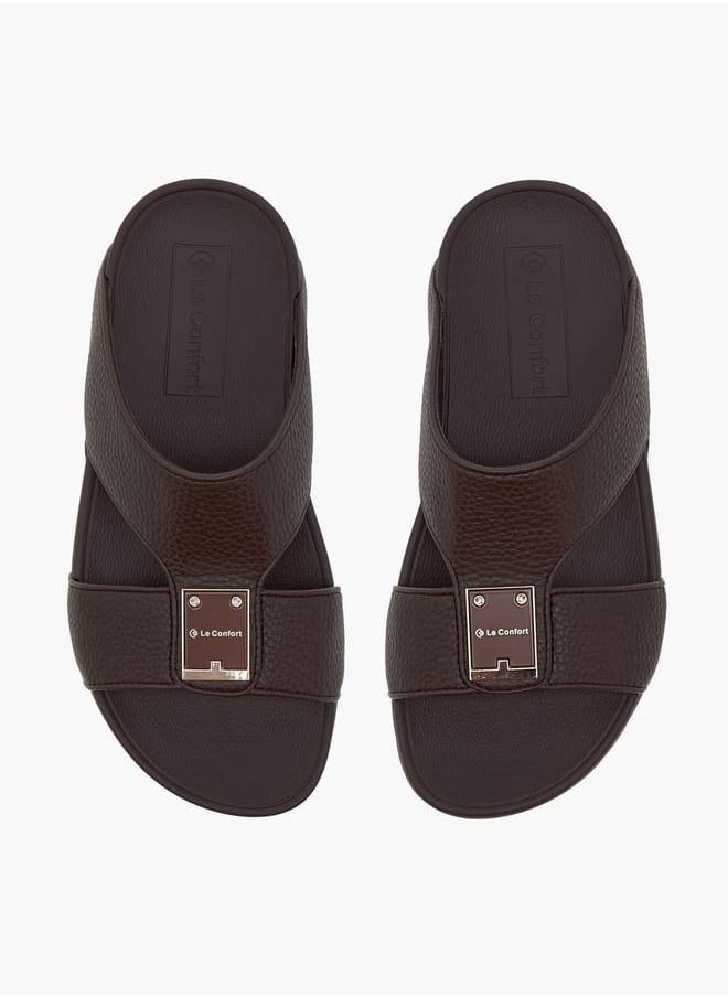 Le Confort Boys Textured Arabic Sandal  - Image 1