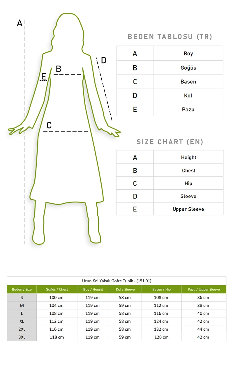Eliş Şile Bezi Long Sleeve Collar Seeker Tunic Coral Mrcn