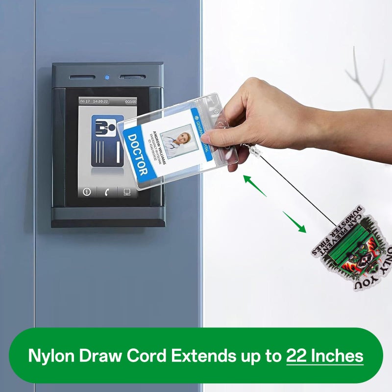 Kimoli Funny Dumpster Fire Nurse Badge Reel, Cute Nursing Badge Reel Retractable Healthcare Id Card Holder with Clip for Medical Assistant Worker Doctor Teacher Nurse Gifts - Image 5