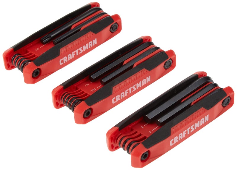 CRAFTSMAN Hex Key Set, 25-Key, 3 Pack, Folding (CMHT26004) - Image 1