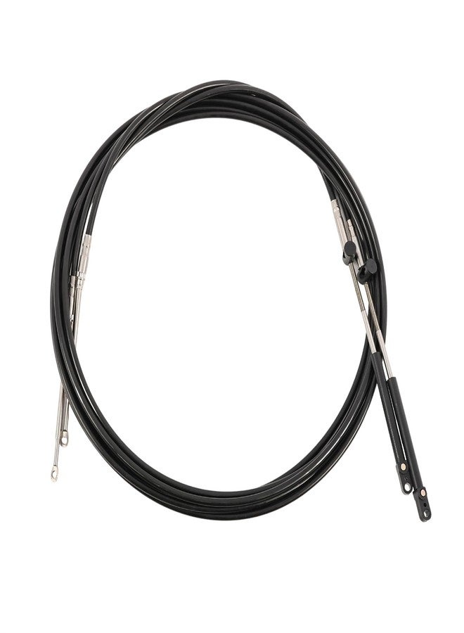 Yunnergo 2Pcs 15ft Outboard Throttle & Shift Control Cables for Marine Outboard Engines Replacement for GEN II Control Systems - Image 1