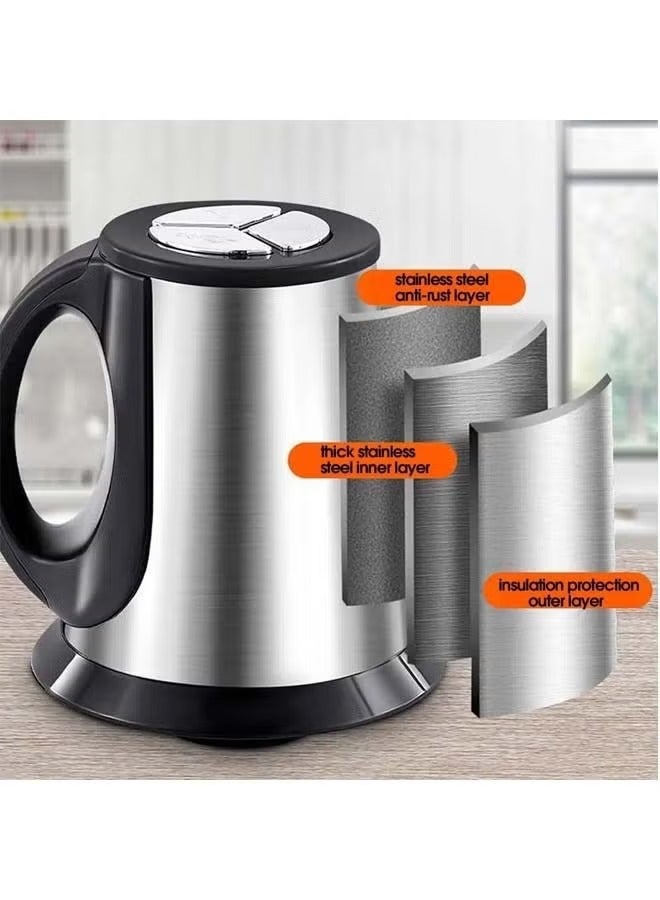 3 Speed 500w Electric Food Shredder Meat Grinder - 5l304 Stainless Steel Bowl +2 Original 5-Leaf Mixing Knives