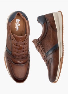 Lee Cooper Men's Panelled Lace-Up Sneakers  - Image 1