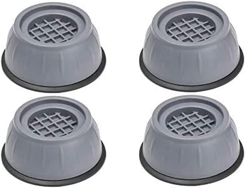 SHOWAY 4 Pcs Shock Noise Cancelling Washing Machine Support, Washer and Dryer Anti-Vibration Pads, Slip Anti Vibration and Noise Reducing Rubber Washing Machine Feet Pads - Image 4