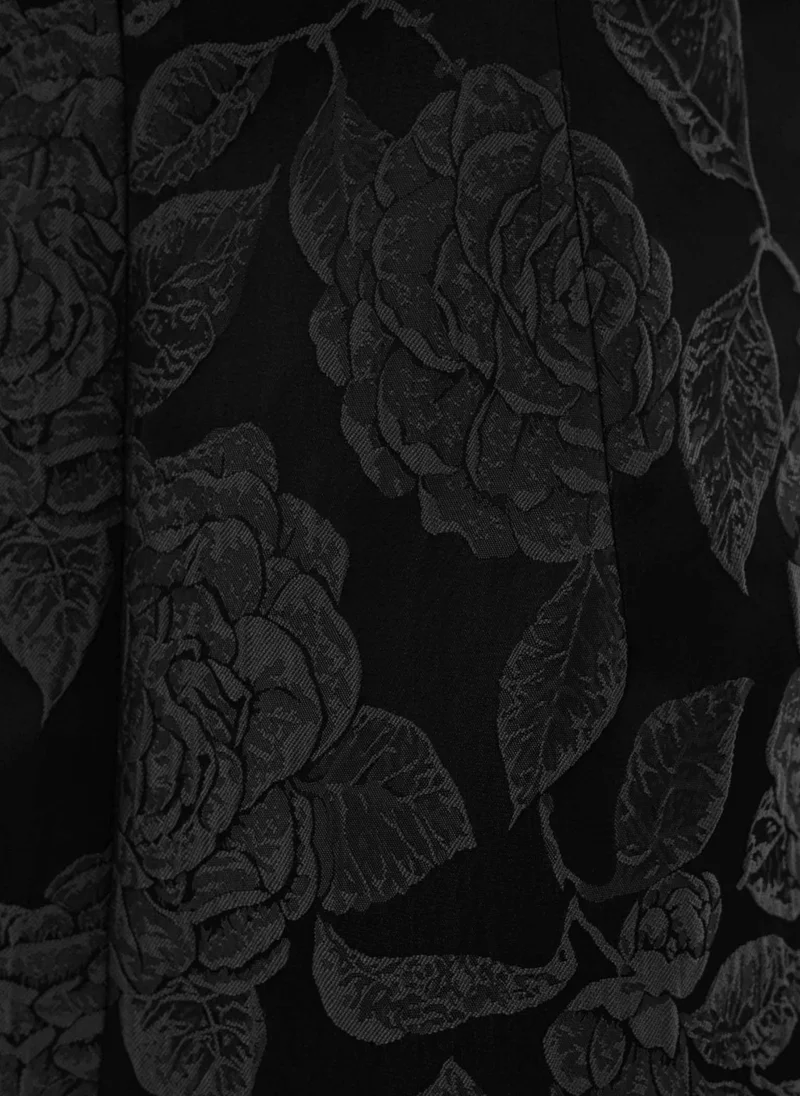 Lichi  Fitted mini dress with textured floral pattern for Women | Best Price UAE