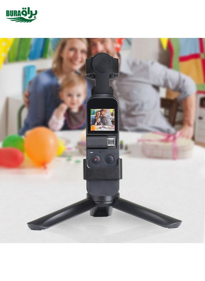 RCGEEK for DJI OSMO Pocket 2 Universal Mini Tripod PTZ Camera Accessories(Black)