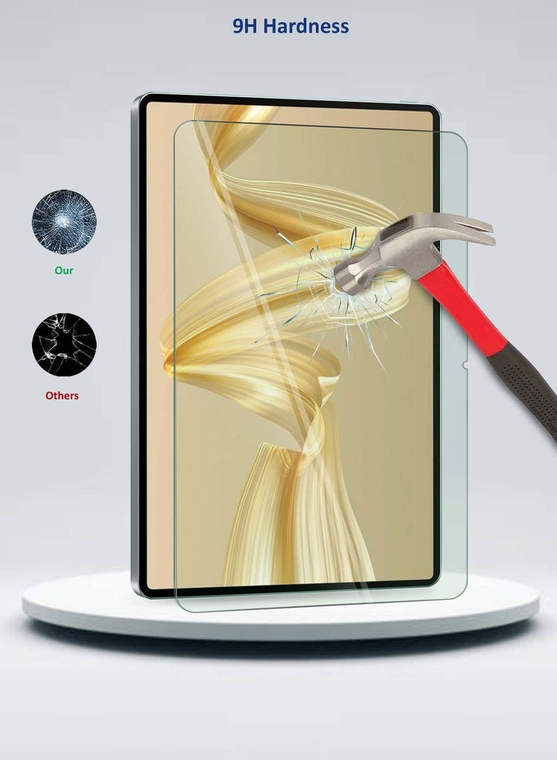 Wtech Huawei MatePad Pro 12.2  2024 (12.2 inch) Premium Series Curved Edges Full Cover Tempered Glass Screen Protector - Clear - Image 2