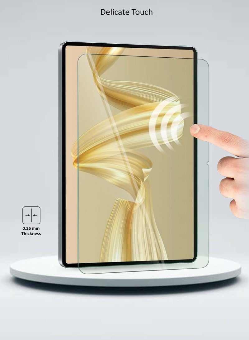 Wtech Huawei MatePad Pro 12.2  2024 (12.2 inch) Premium Series Curved Edges Full Cover Tempered Glass Screen Protector - Clear - Image 3