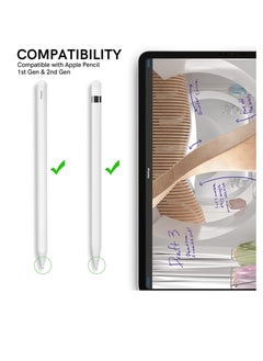 KASTWAVE Tips Replacement for Apple Pencil 1st Gen and 2nd Gen, No Wear Out Fine Point Precise Control Pen Like Nibs for Apple Pencil (Light Grey 0.8mm 2 Pack)  - Image 5